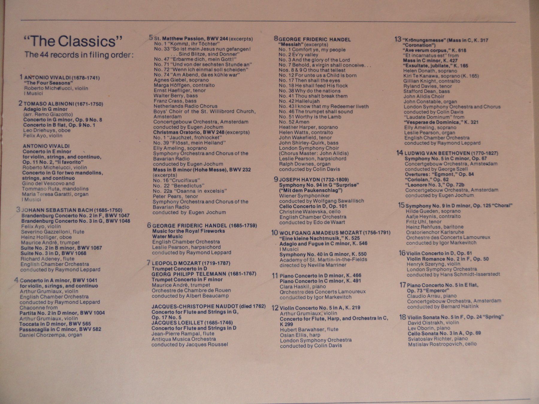 Dischi in vinile: 44 Landspielplatten "The Classics" – Usato da Appenzell Steinegg venduto da Wurzlers 6