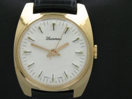 Vintage LUCERNE SWISS 1970er Handaufzug ungetragen