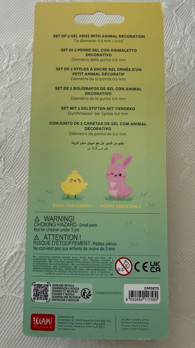 Legami Penna & Evidenziatori: Penne Hoppy Easter Legami 2026 – Nuovo e nell'imballaggio originale da Breganzona venduto da mas_tv72 1