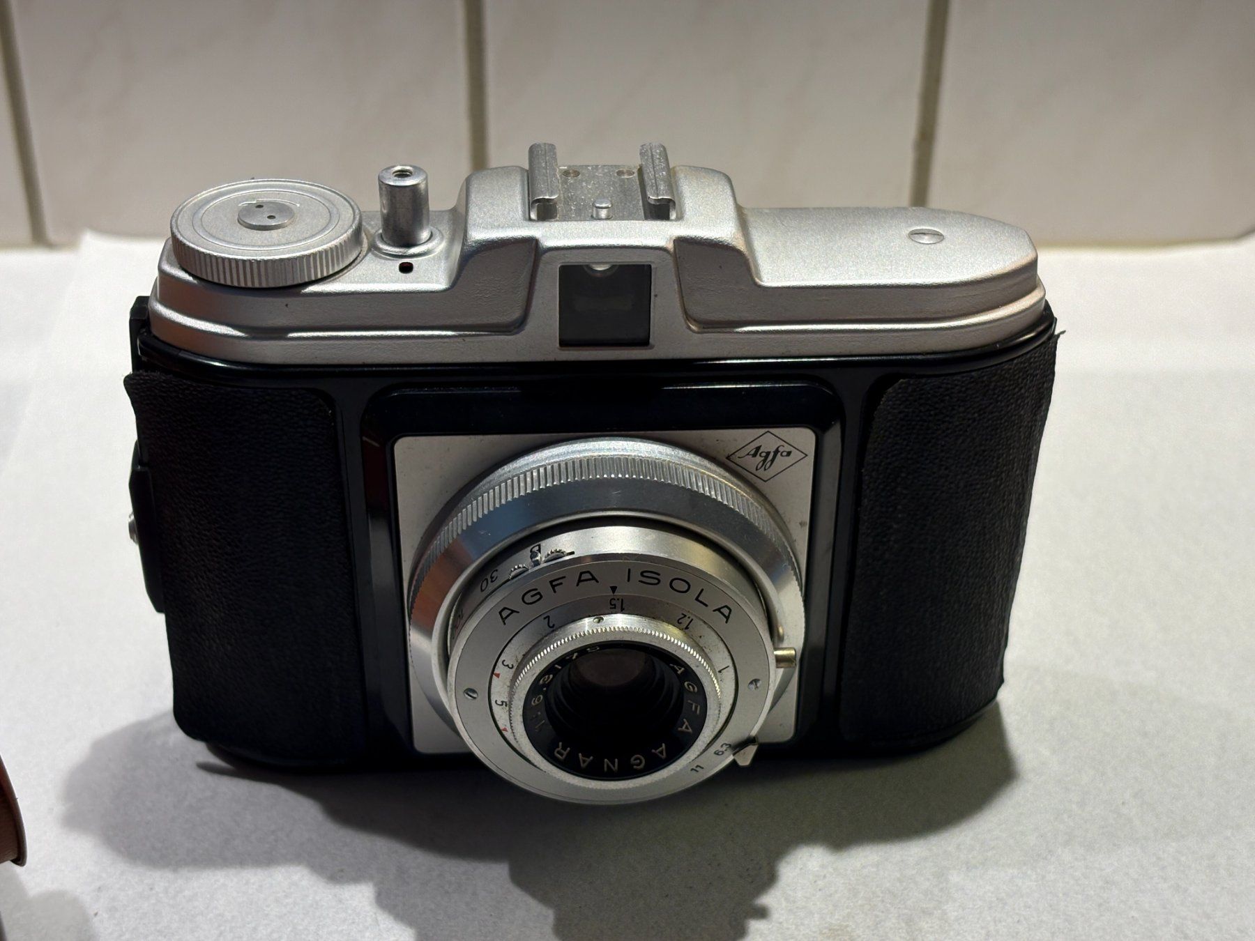 Agfa Fotocamera: Agfa Isola Sucherkamera Agnar 1:6.3/75 – Usato da Gossau/ZH venduto da amazonas66