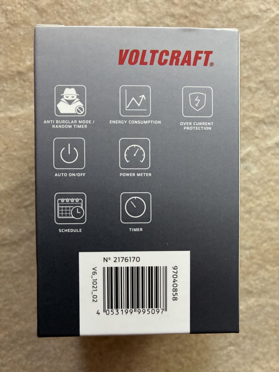Voltcraft Misurare: VOLTCRAFT SEM6000 CH, Bluetooth Energiekosten Messgerät – Nuovo e nell'imballaggio originale da Jona venduto da WaJaggi 1