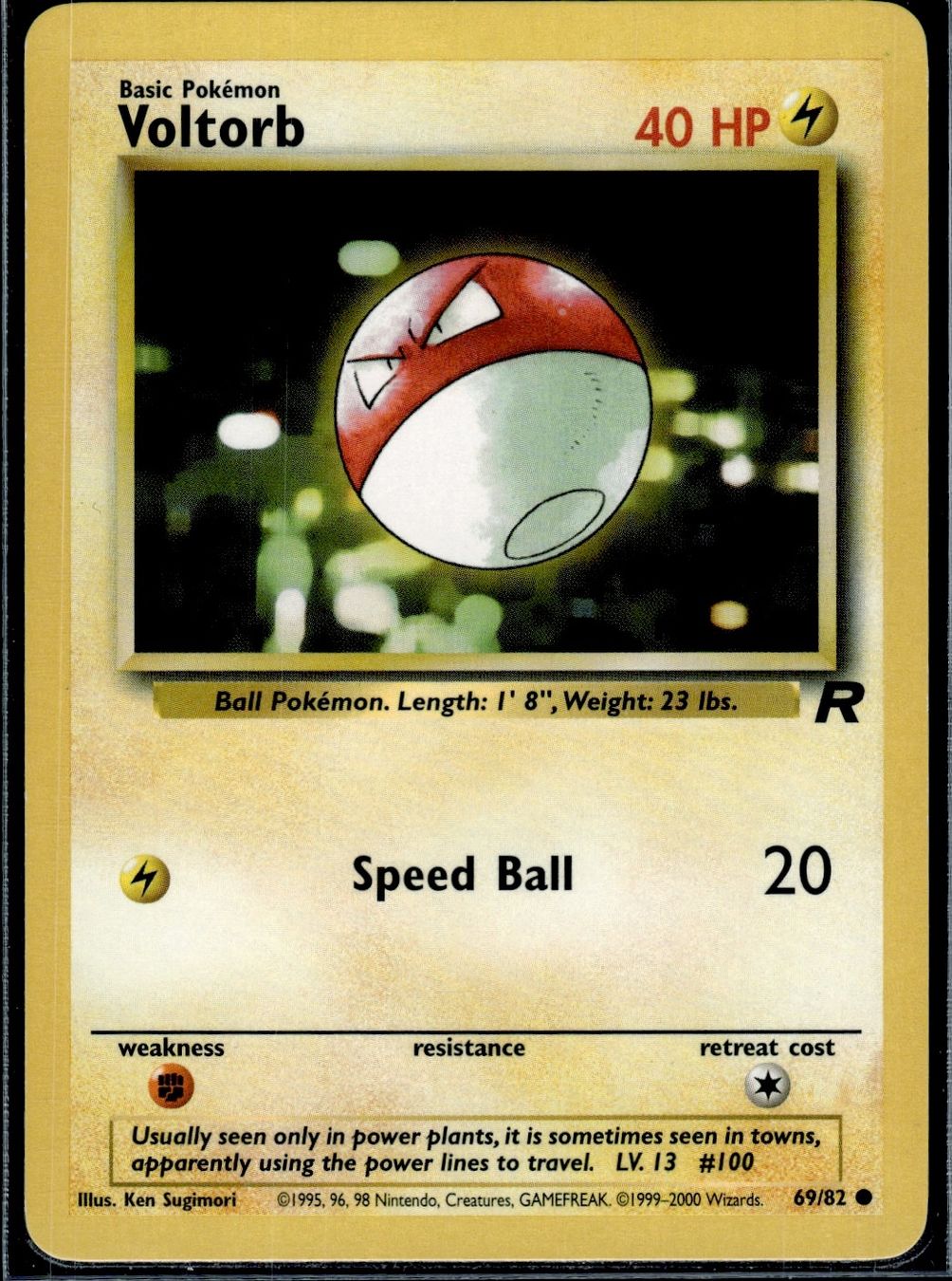 Pokémon Sammelbilder & Trading cards: Voltorb Team Rocket – Gebraucht aus Zürich von pokemon_cards