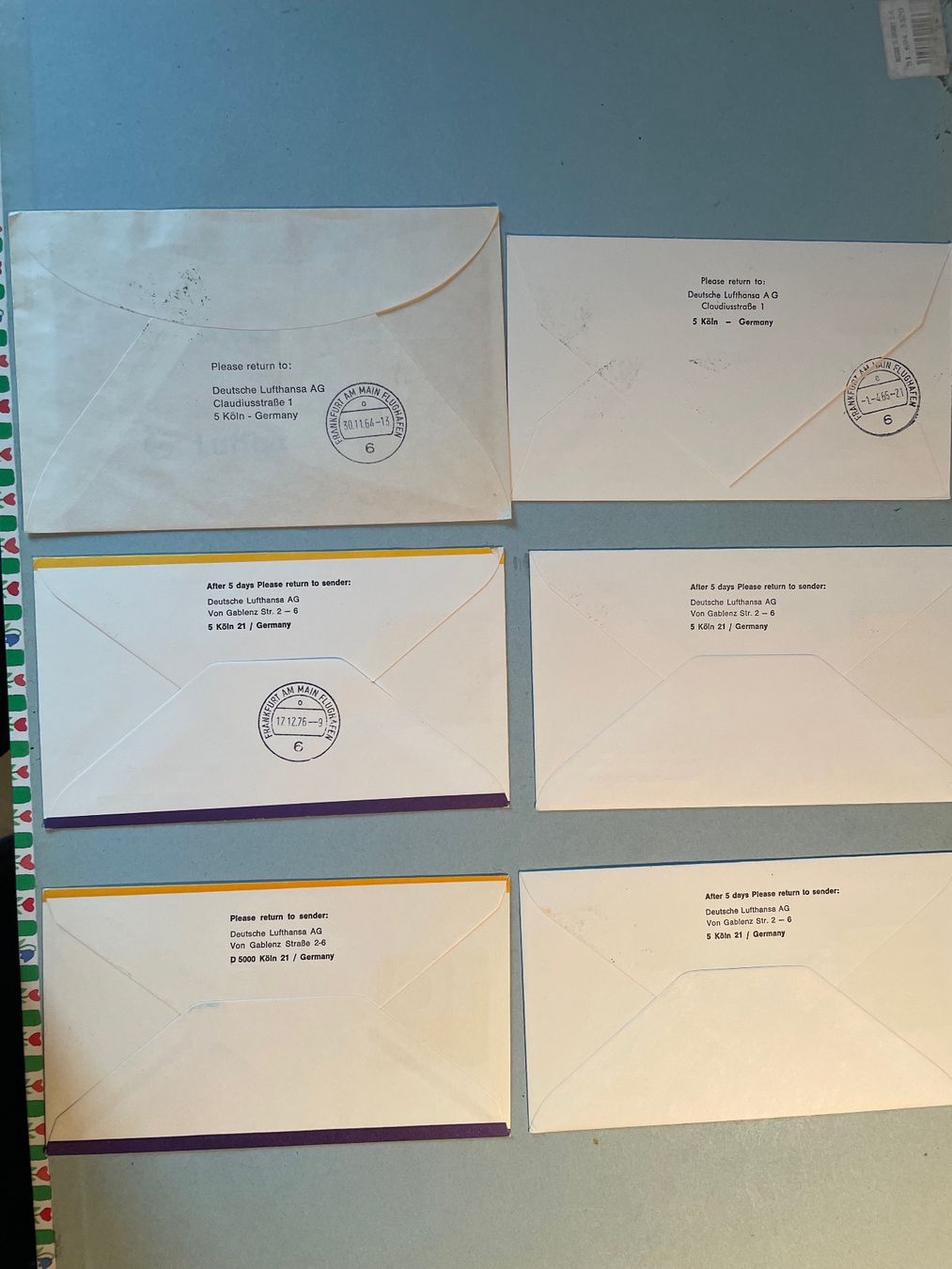 Tous les timbres: 36 Lufthansa Erstflug - Belege – D'occasion à Zürich par stdc06 7