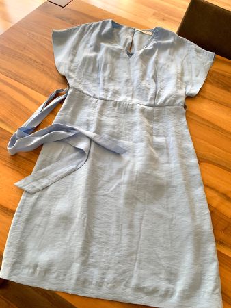 BETTY & Co. Babyblaues Sommerkleid Casualkleid Gr. 36