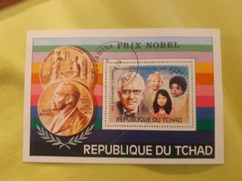 RARE! Timbre du Tchad, Prix Nobel, Sir Fleming, Médecine!