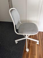 Bürostuhl mit Rollen grau weiss gebraucht