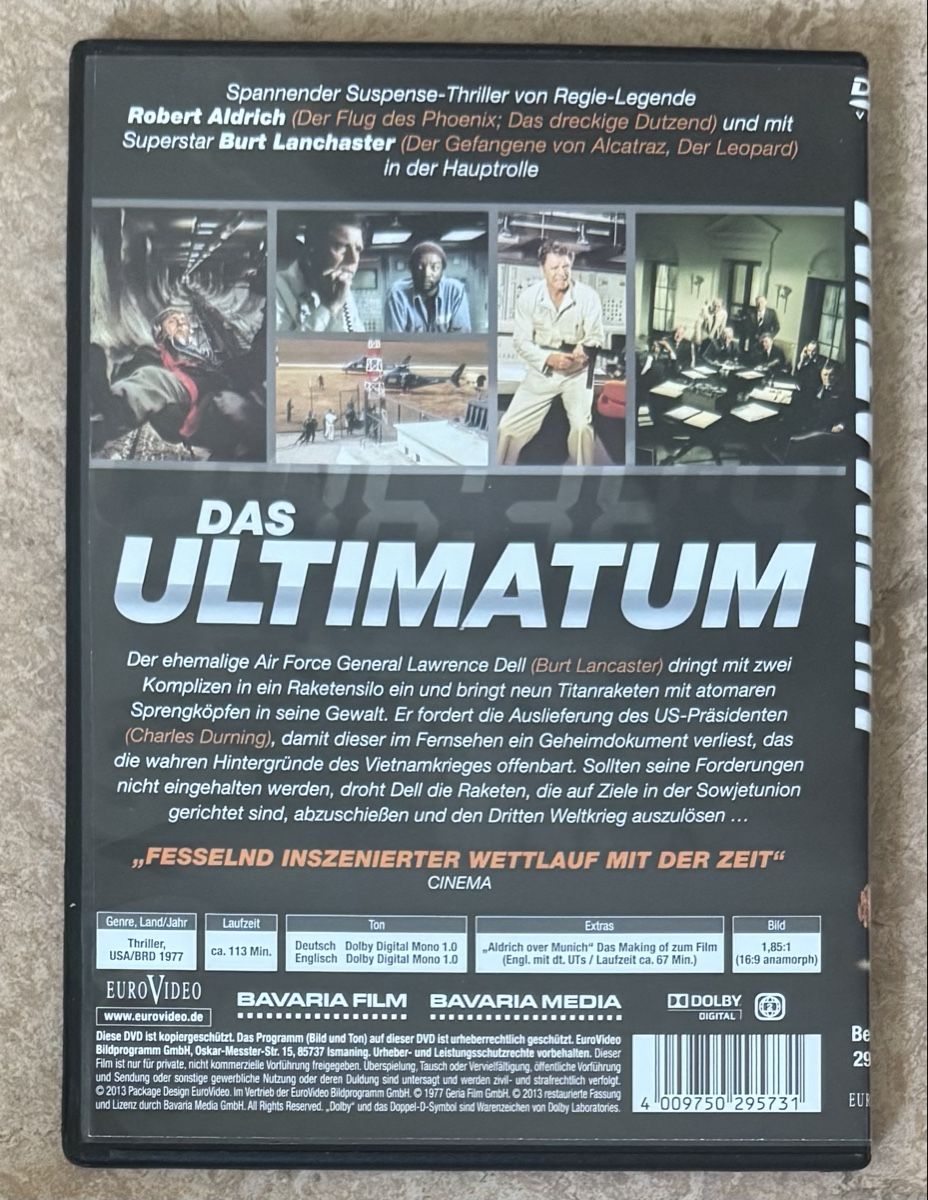 Tutti i DVDs: DAS ULTIMATUM  – Nuovo (secondo la descrizione) da Dietikon venduto da AndreaSch01 1