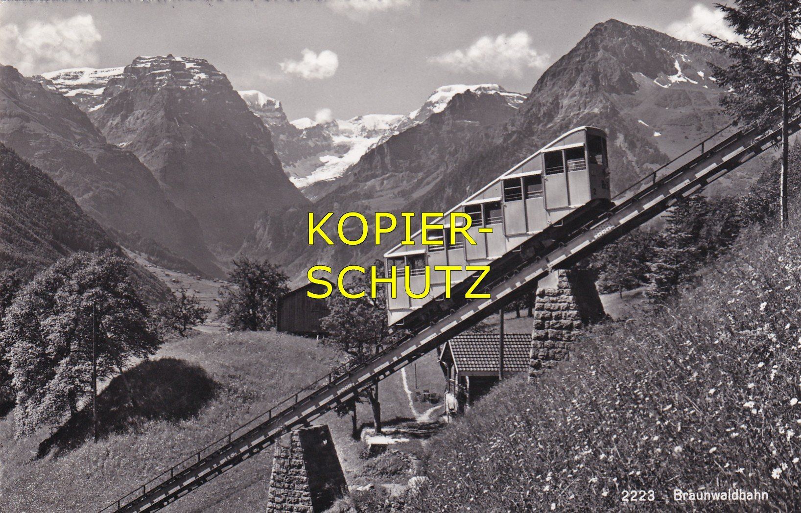 Cartoline postali: Braunwaldbahn /az – Usato da Hombrechtikon venduto da Rudolf07
