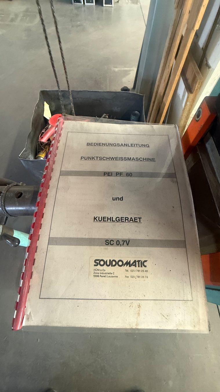 Postes à souder: PUNKTSCHWEISSMASCHINE – D'occasion à Aedermannsdorf par sam_9kng 8