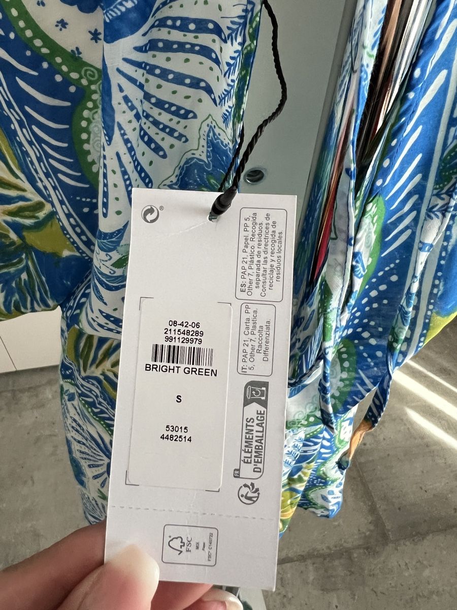 Primark Kleider: Boho Chic Summer Dress - Blue & Green Floral Pattern – Neu und originalverpackt aus Cama von UnleashdByAna 2