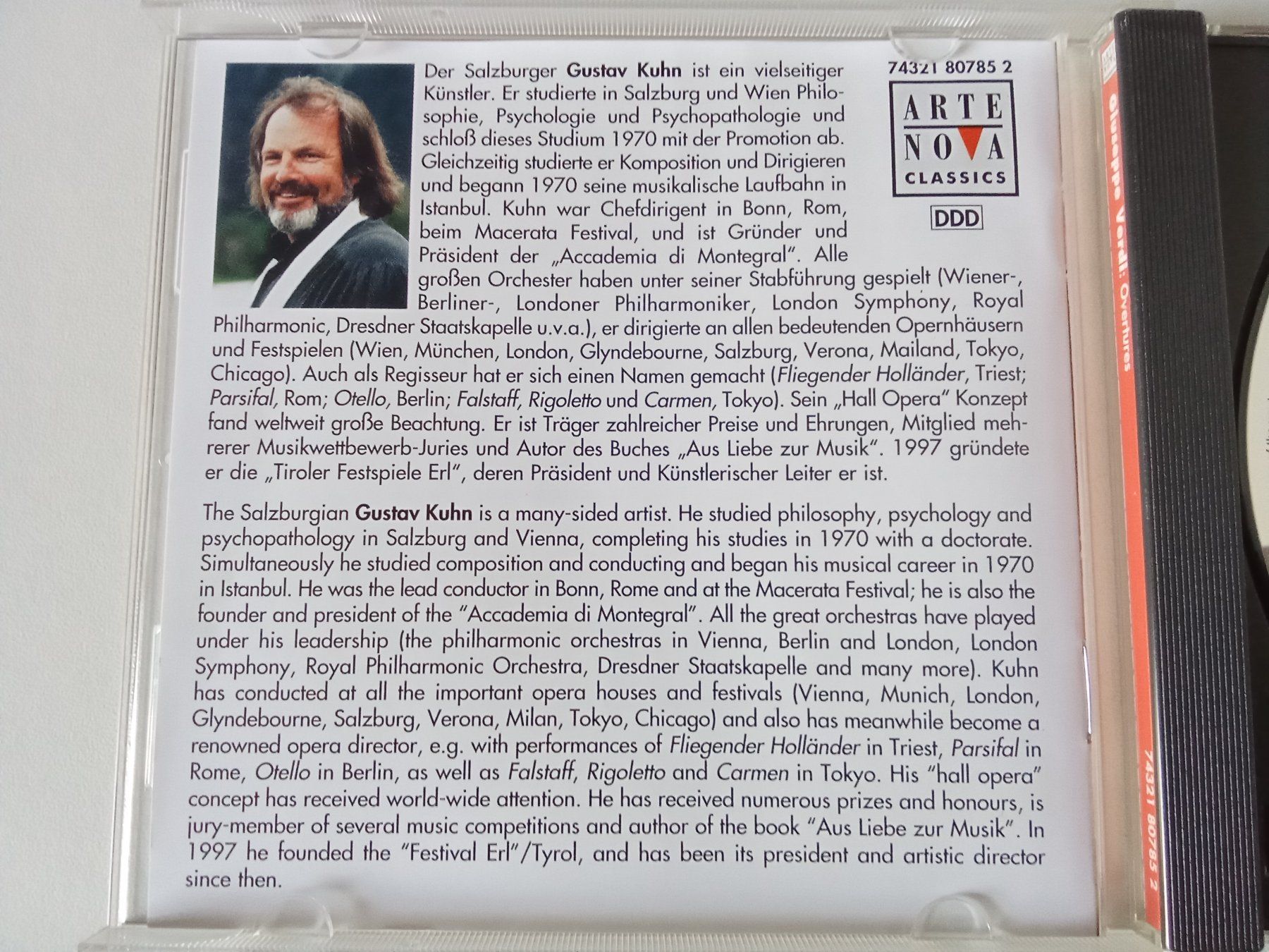 CD: Giuseppe Verdi, 8 Ouvertüren – Usato da Bilten venduto da Bora3 3