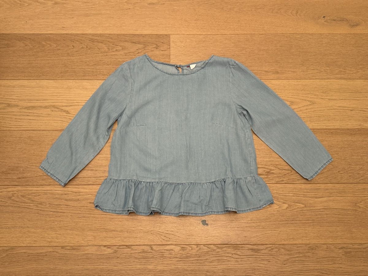 H&M Camicette: HM denim blouse, size 36 ruffle – Usato da Vesenaz venduto da nat_mq8l