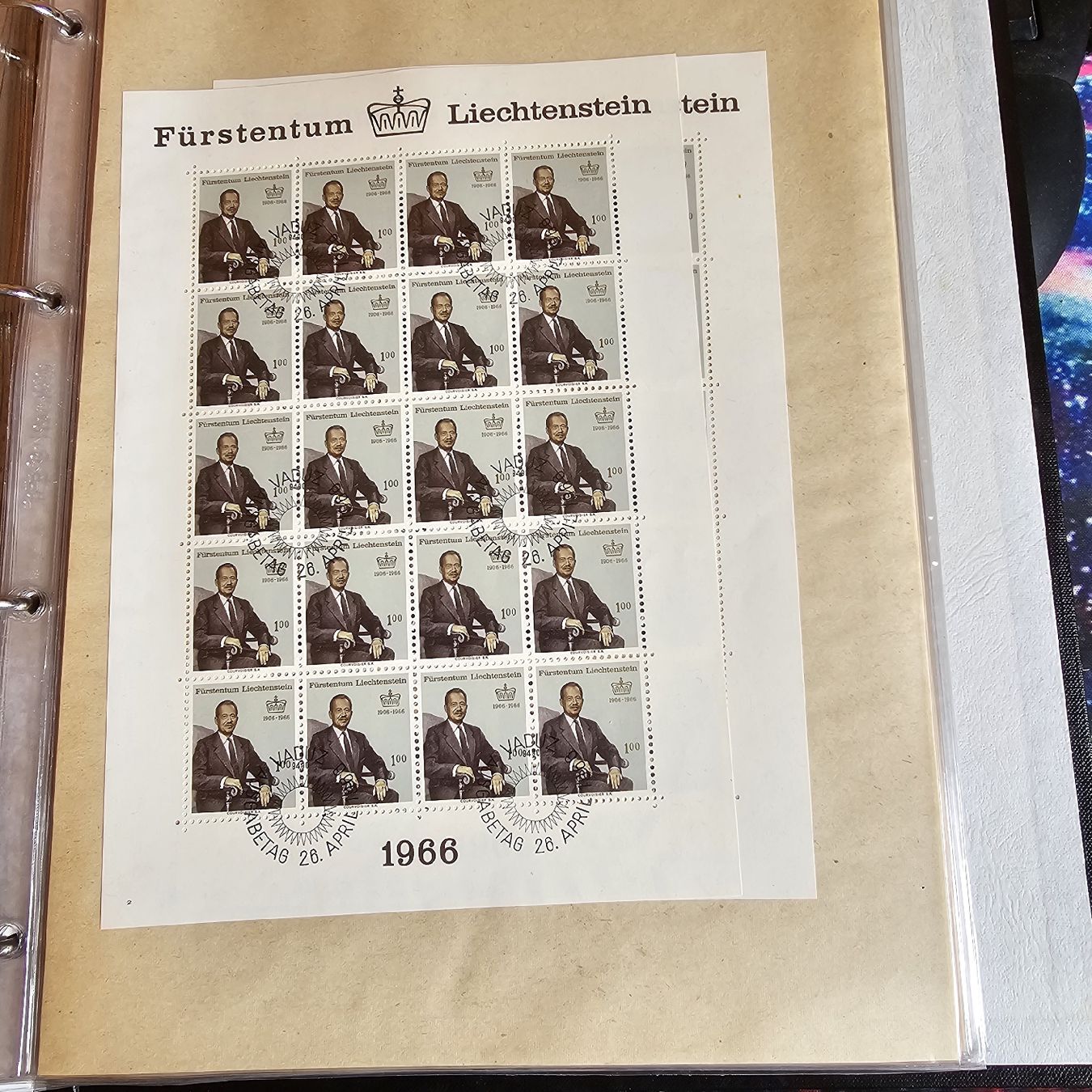 Alle Briefmarken: LIECHTENSTEIN 1966 ET GEST. GEB.FÜRST – Gebraucht aus Dintikon von bonita099