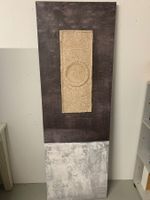 Abstraktes Leinwandbild gross/ 2
