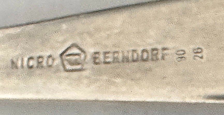 Berndorf Set di posate: Kinderbesteck versilbert 3 Tlg. Berndorf, Bamby, Gravur "M" – Usato da Zürich venduto da Policepatch 4