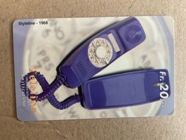 Teleline Telefonkarte. Telefon
