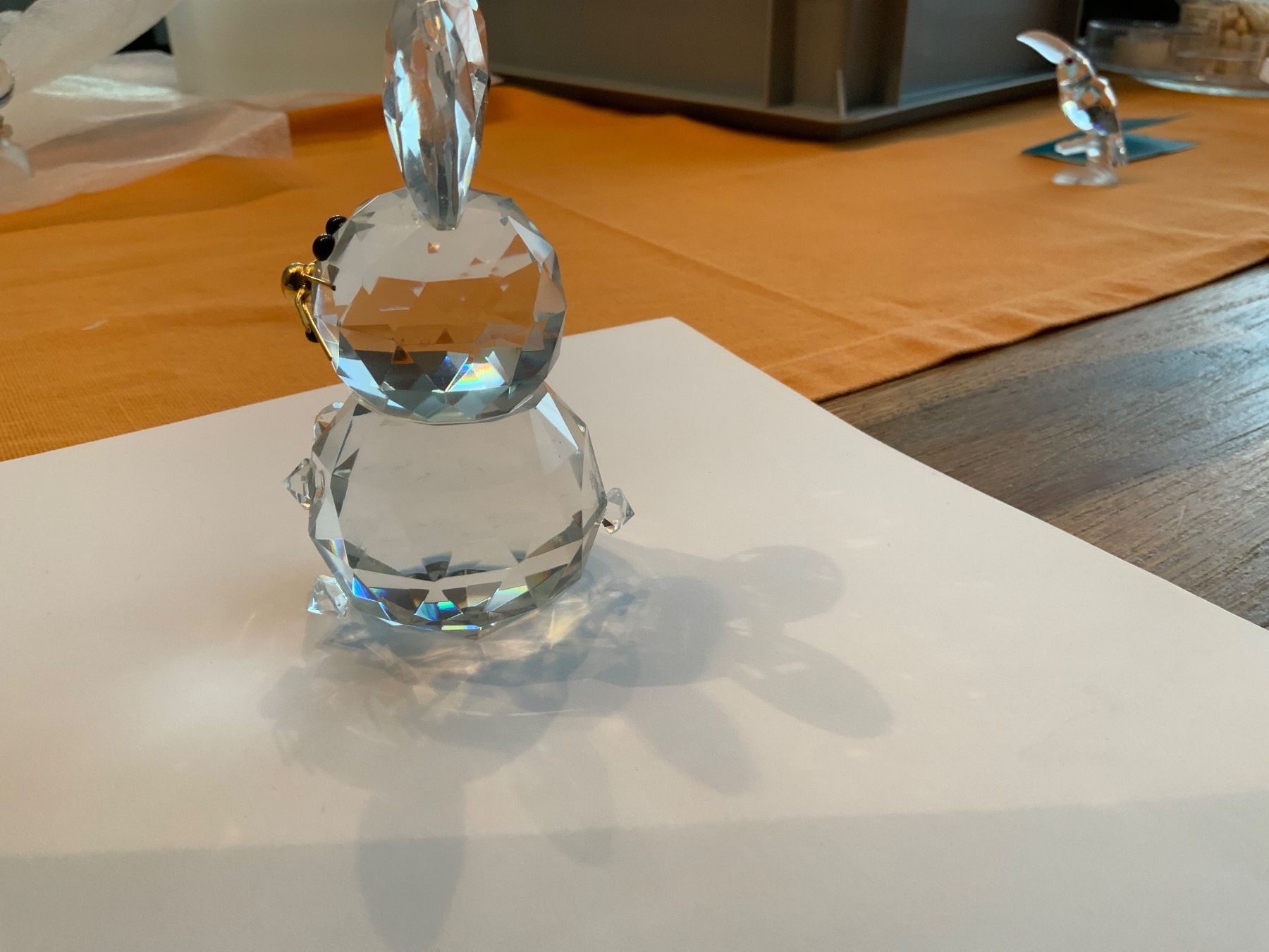 Swarovski Statuette: Süsser Kristallhase, von Swarowski – Usato da Schübelbach venduto da Hecht11. 2