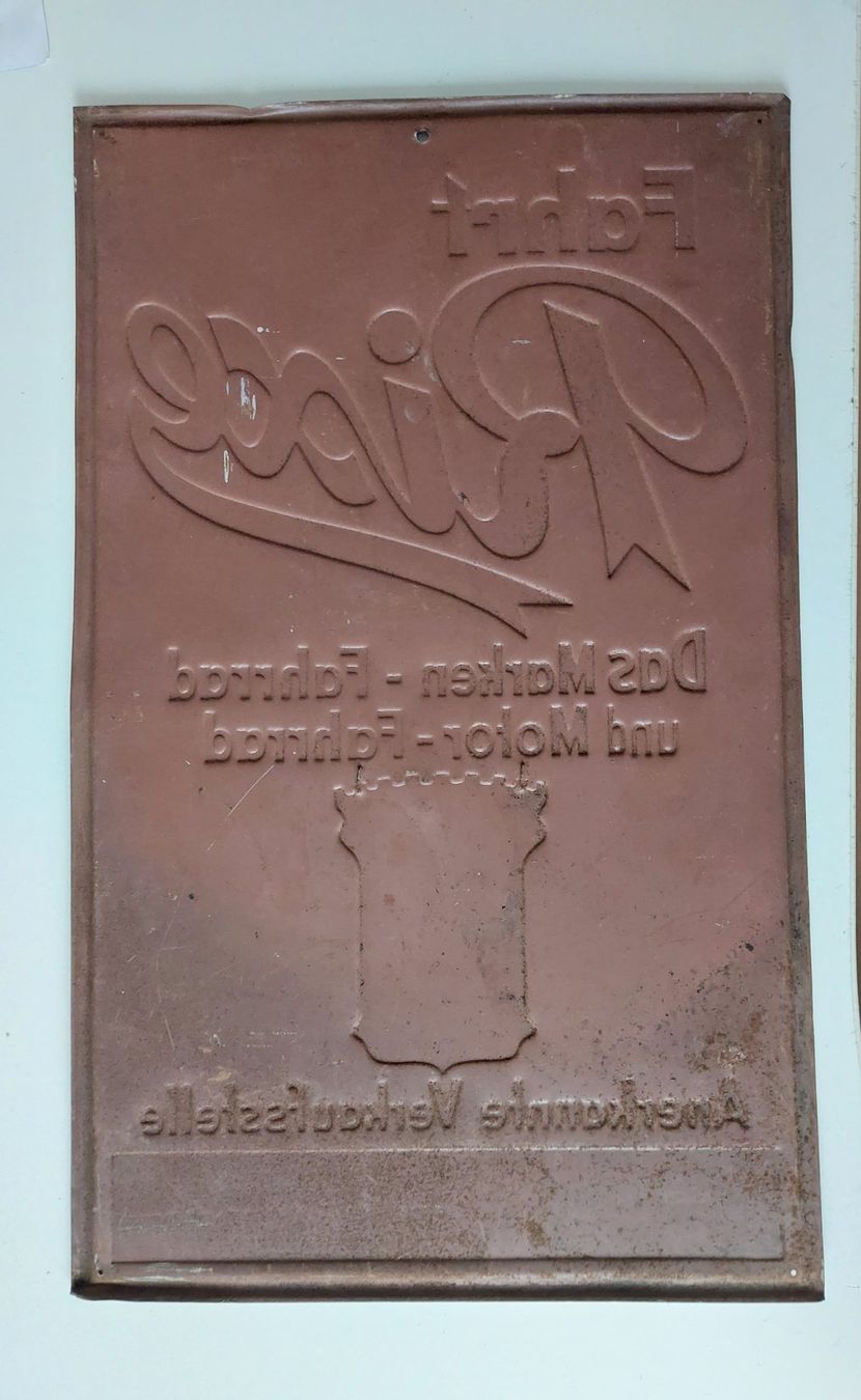 Sachs Schilder: Blechschild Rixe Fahrrad Mofa plaque tôle – Gebraucht aus Schenkon von Elbarto007 8