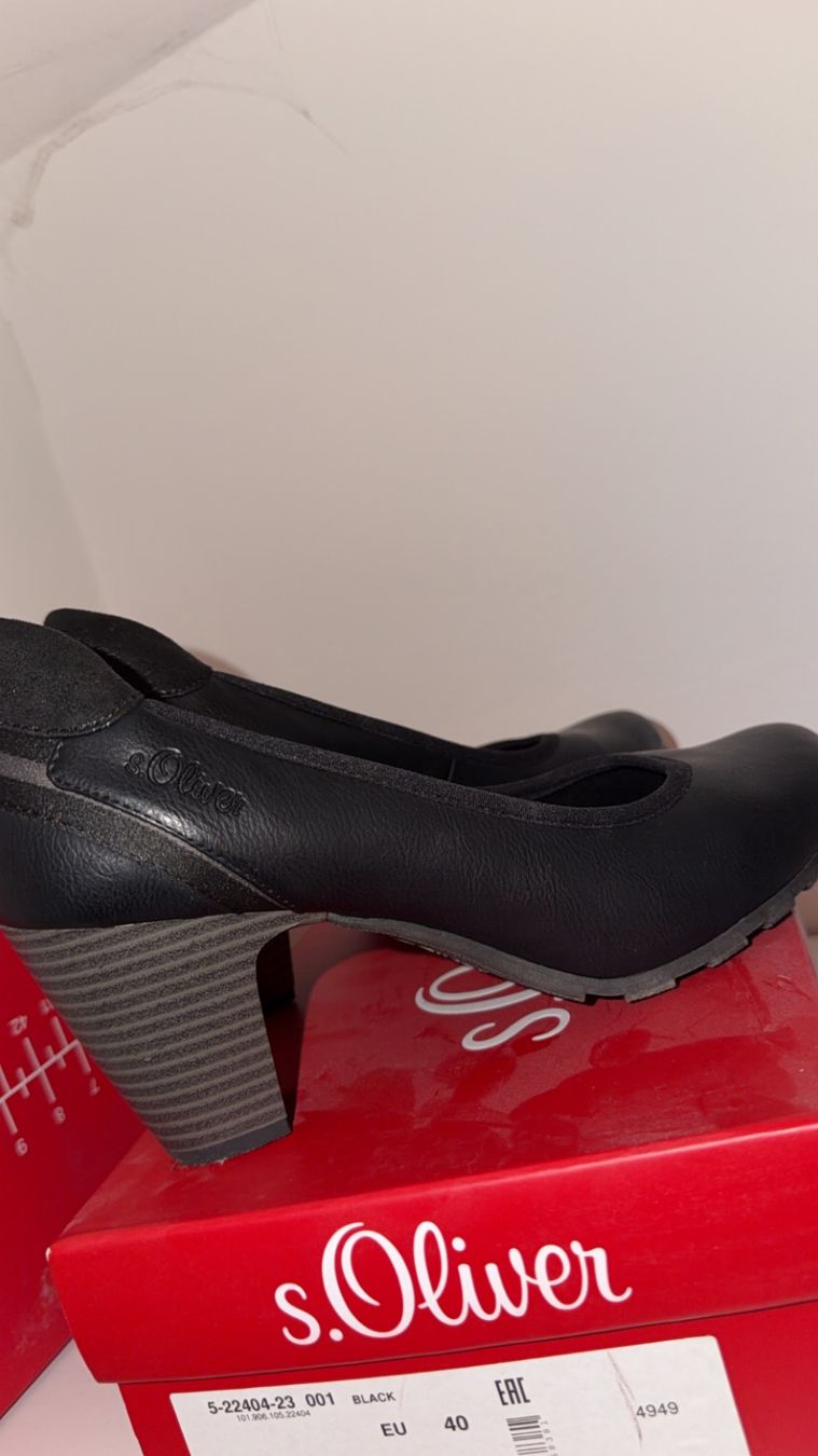 S.Oliver Scarpe da donna: s.Oliver Pumps schwarz Grösse 40 – Usato da Oftringen venduto da tola19 5