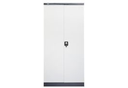 Stahlschrank Moskau dunkelgrau/weiß