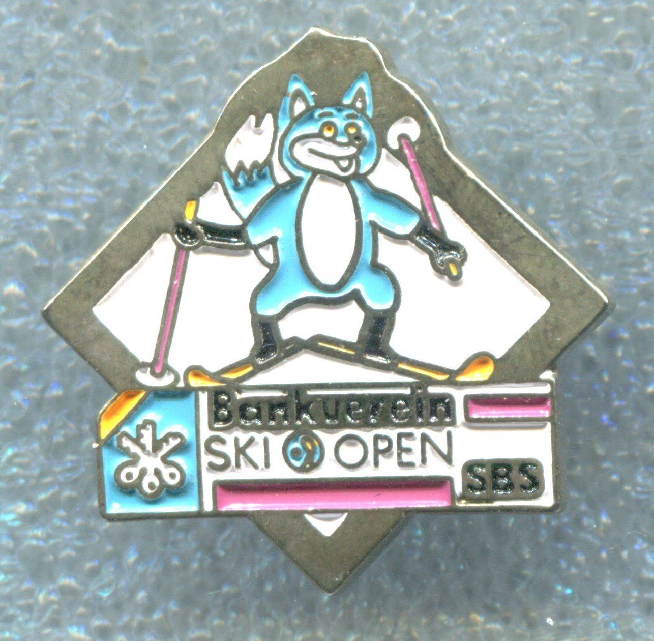 Plaketten & Abzeichen: Bankverein  SKI OPEN – Gebraucht aus Winterthur von Sammleroase