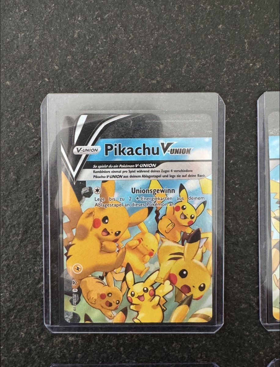 Pokémon Carte collezionabili: Pikachu V Union – Usato da Muraz (Collombey) venduto da ya.boy.matteo 1