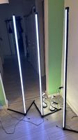 5 LED Lampen im Set | 3 RGB Stehlampen + 2 Spirallampen