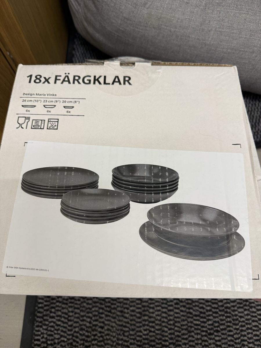 Piatti: IKEA 18x FÄRGKLAR Teller neuwertig – Nuovo (secondo la descrizione) da Gunzgen venduto da Fra1990