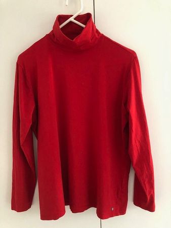 Rollkragen-Shirt, rot, XL, The Basics, C&A