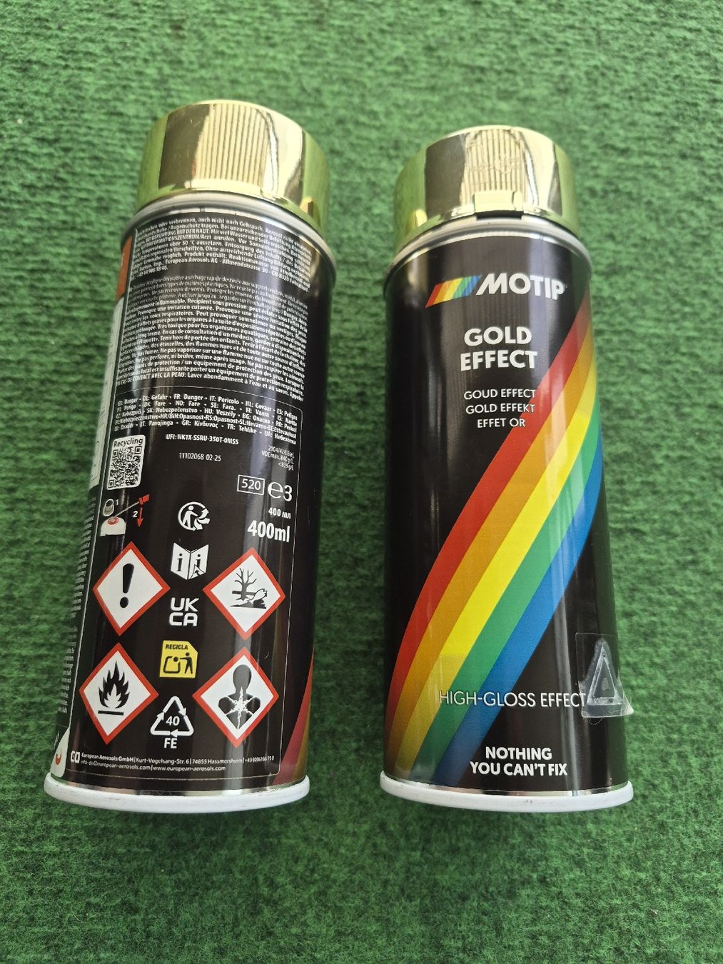 Colori: Spraydose gold glanz 2Stk. – Nuovo e nell'imballaggio originale da Belp venduto da intru 3
