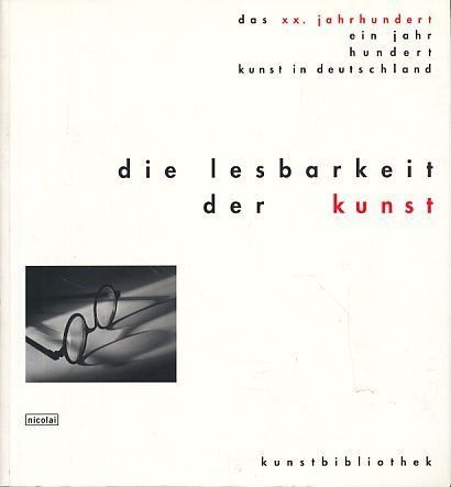 Libri: DIE LESBARKEIT DER KUNST – Usato da Ostermundigen venduto da wini63