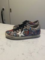 Golden Goose Superstar Sneakers, Size 39, Multicolor