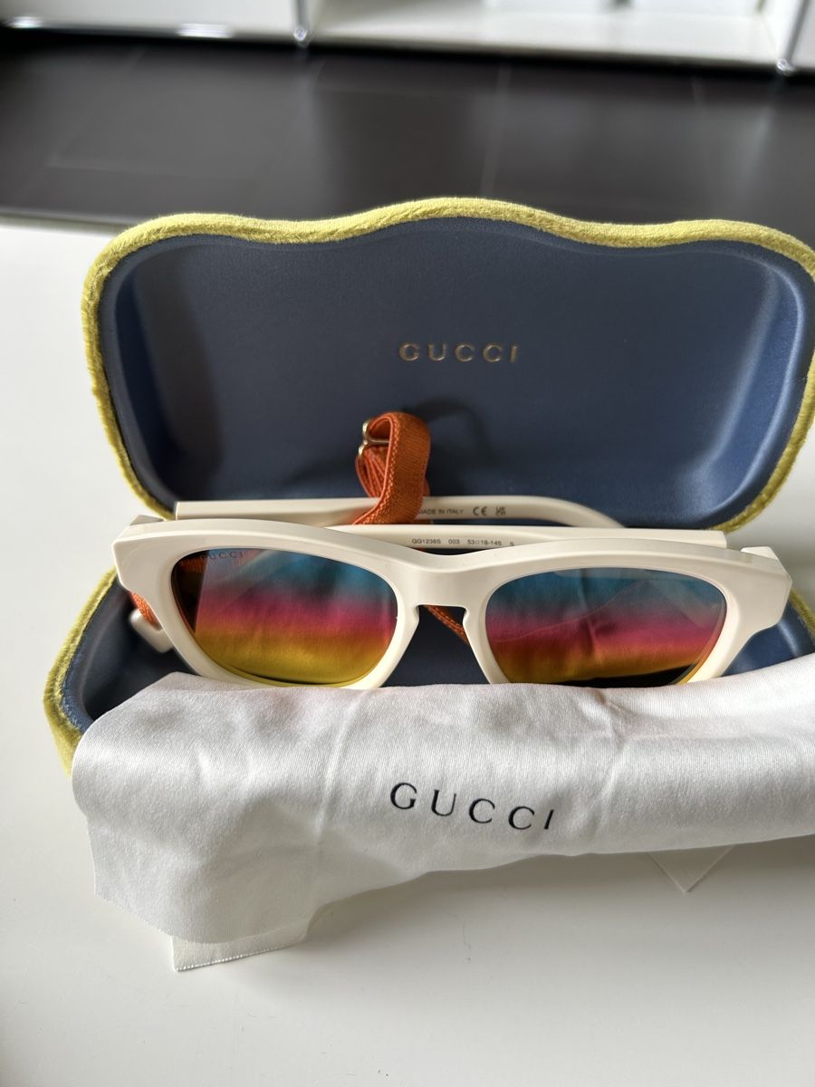 Gucci Occhiali & Lenti: Gucci Sonnenbrille Damen creme – Nuovo (secondo la descrizione) da Basel venduto da kitu 1
