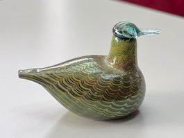Glasvogel von Oiva Toikka, ittala, verm.,Teal‘ (#17)