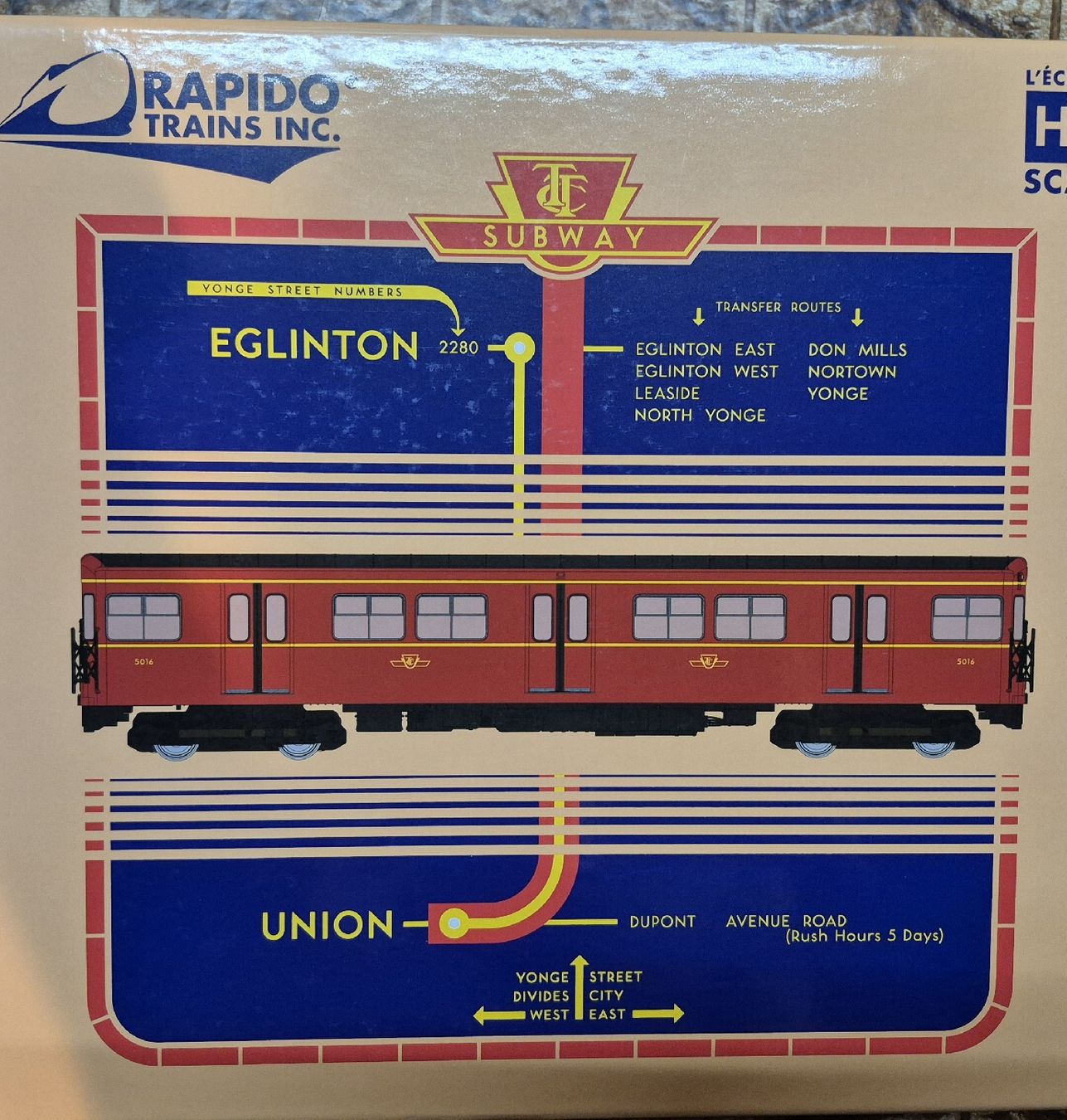 Rapido Modellini di ferrovie: Rapido TTC Subway "G Class", HO, ein Lautsprecher def. – Difettoso da Innerberg venduto da Kusi1310 6