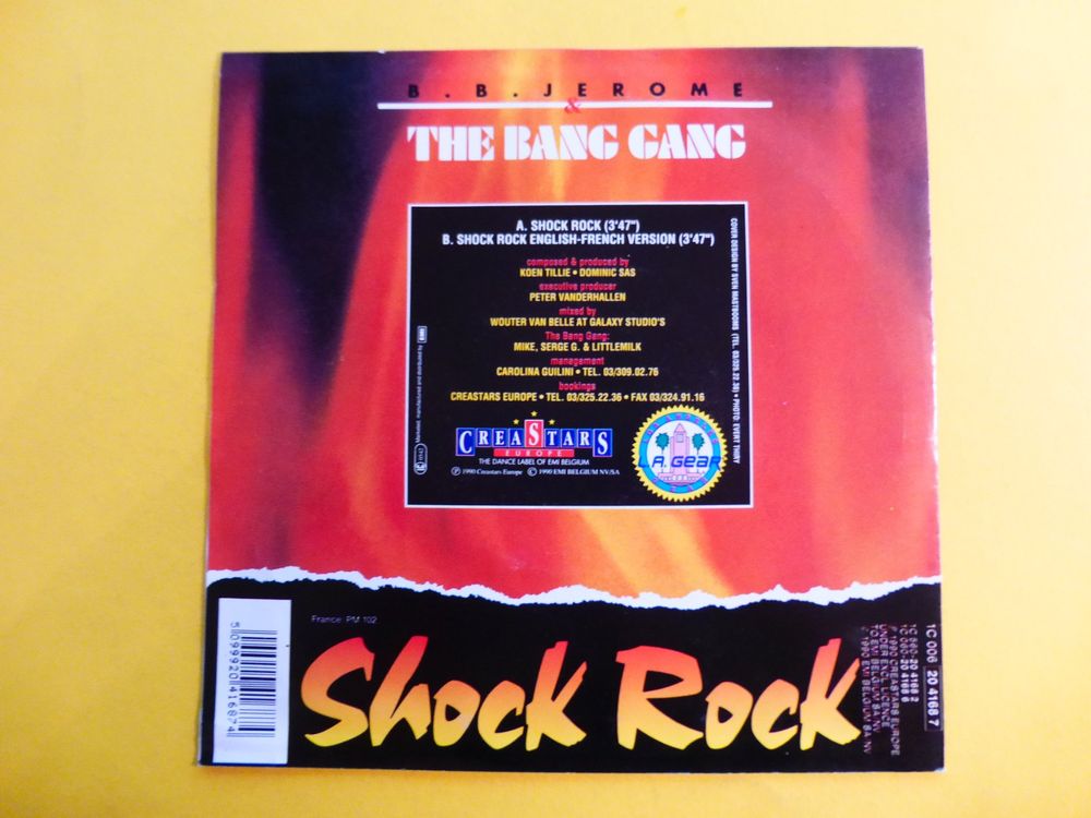 B.B. JEROME & THE BANG GANG 7" SHOCK ROCK | Kaufen Auf Ricardo