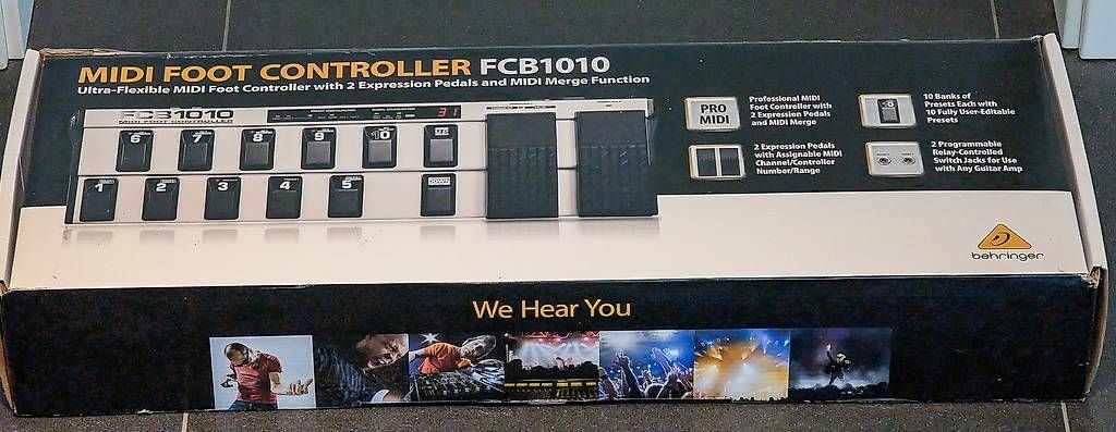 Behringer Strumenti musicali: Behringer FCB1010 Midi Foot Controller – Nuovo e nell'imballaggio originale da Torny le Grand venduto da cla_w6np 4