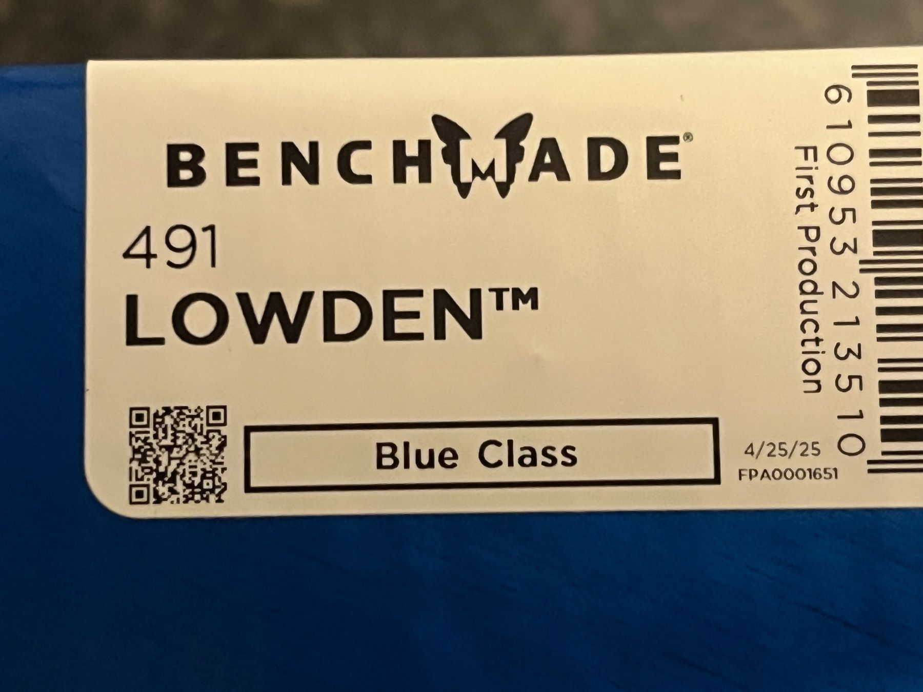 Benchmade Coltelli tascabile: Benchmade Lowden M390 Manual Folder Messer _GRATIS_Versand_ – Nuovo e nell'imballaggio originale da St. Niklaus VS venduto da wildholzmann 5