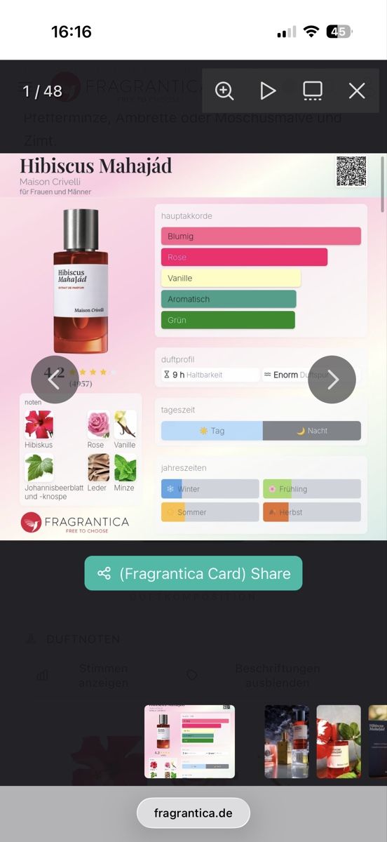 Profumi & Eau de Toilette: Maison Crivelli Hibiscus Mahajád , 2ml ! 🌺🌹 – Usato da Sursee venduto da nri_sbv9 2