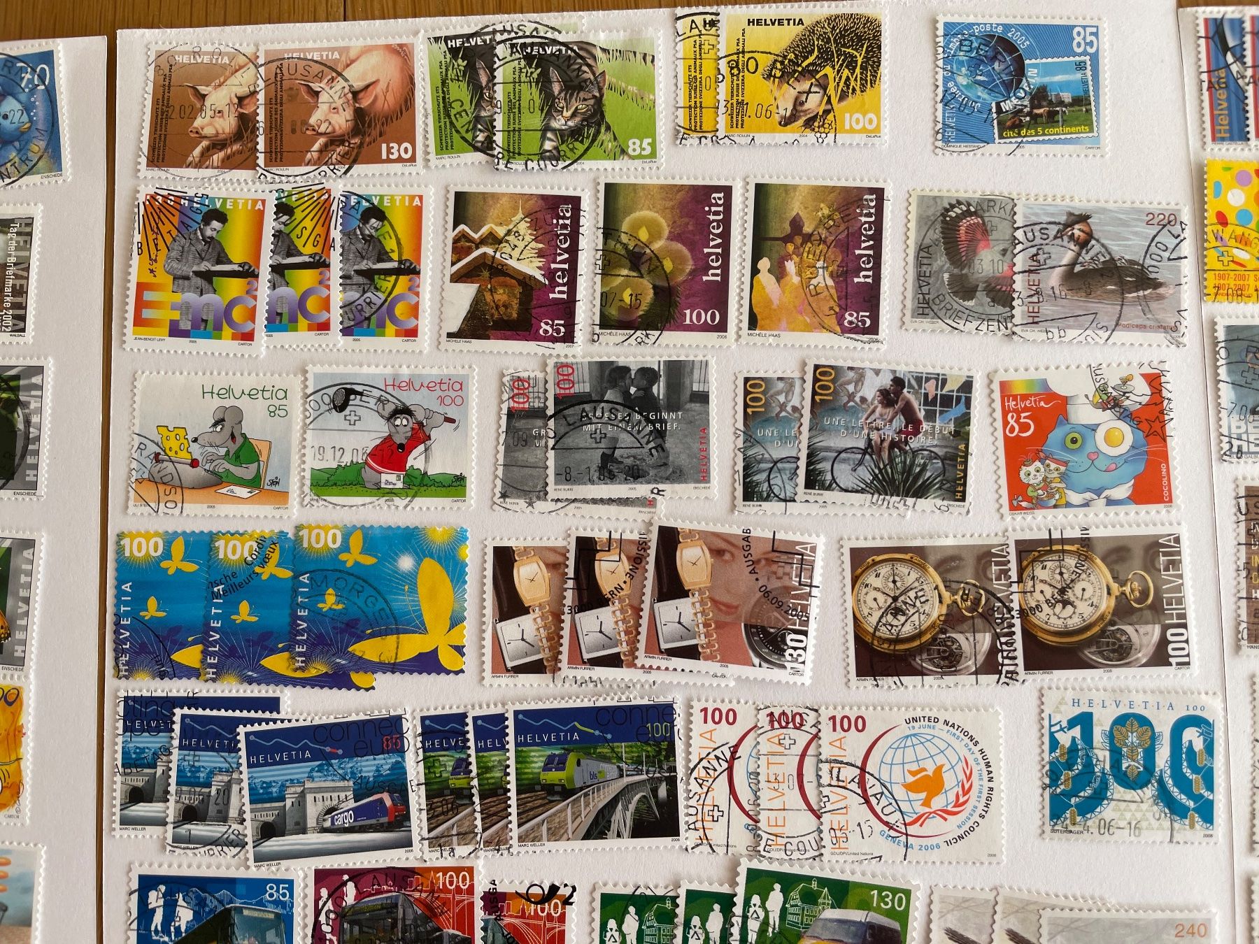 Tutti i francobolli: Timbres récents, oblit. choisies – Usato da Sonceboz-Sombeval venduto da Comment2 5