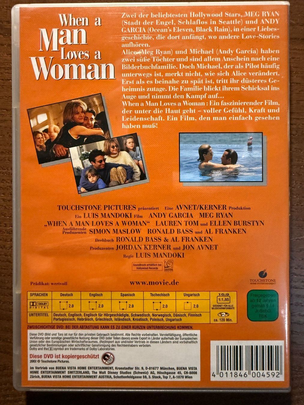 Tutti i DVDs: When a Man Loves a Woman – Usato da Zürich venduto da FilmFreunde 1