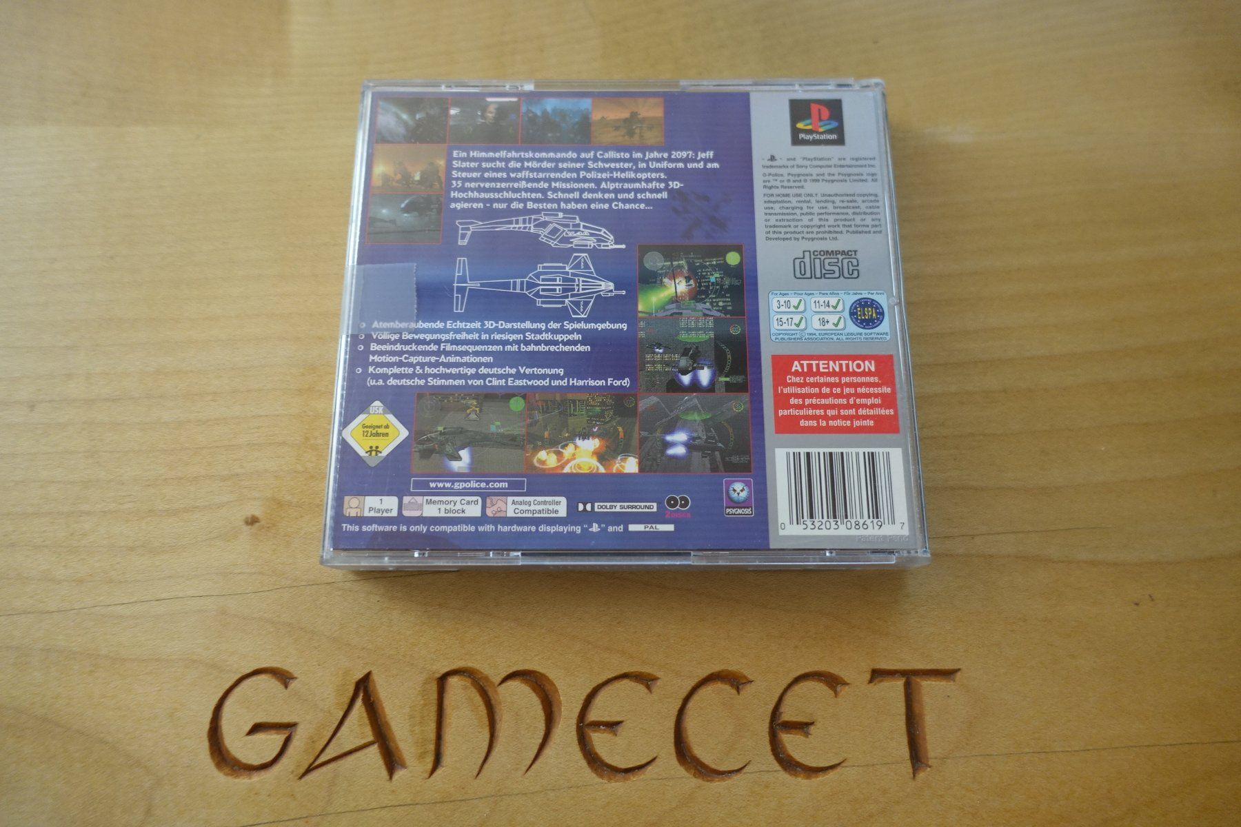 Sony Giochi: G-Police (Platinum) – Usato da Steinach venduto da Gamecet 2