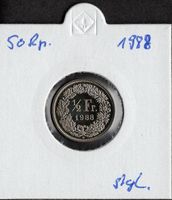 50 Rappen 1988 stgl