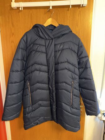 Dunkelblauer Winter Mantel JACK WOLFSKIN XL neu