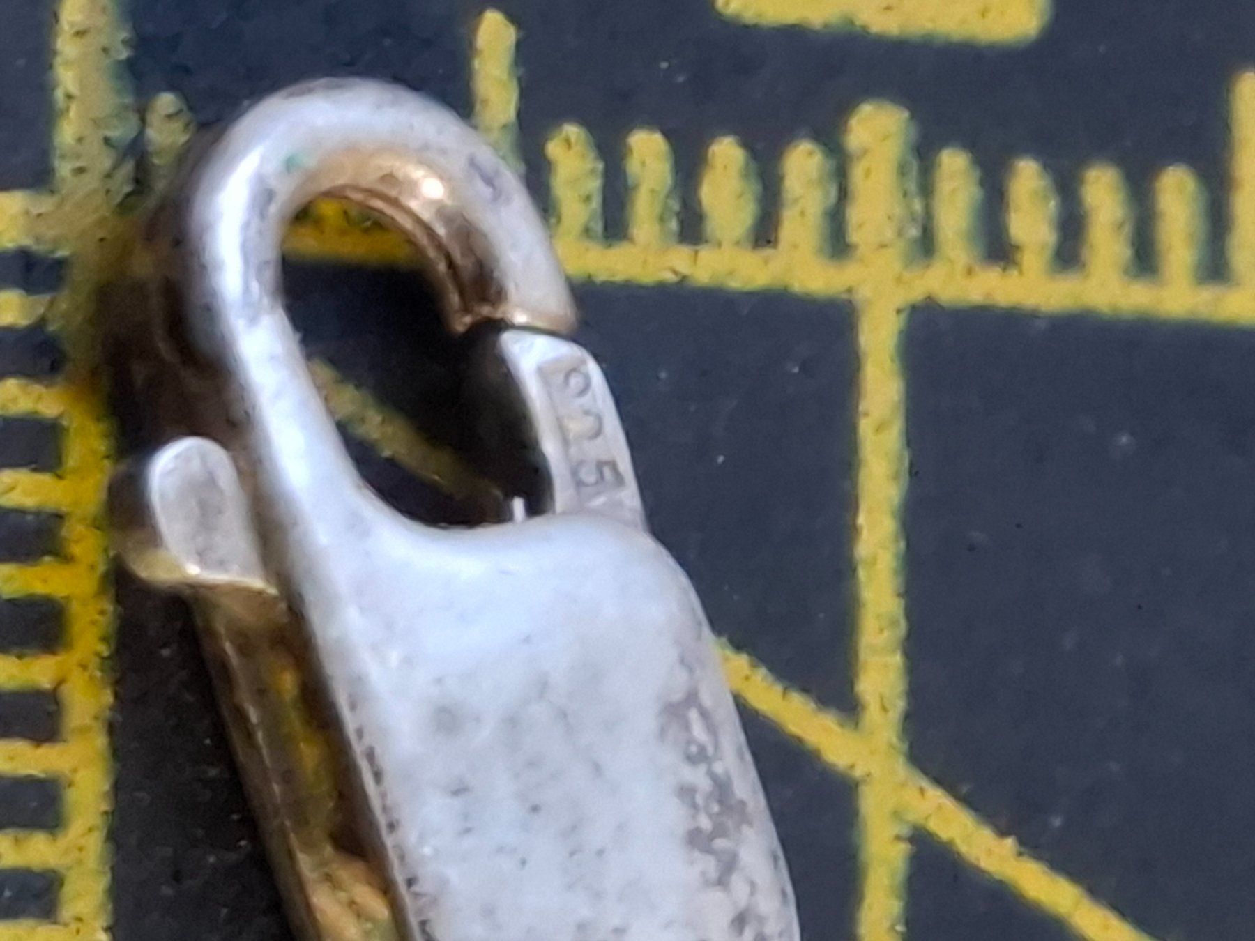Catenine: Kette mit schwarzen Steinen S 925 – Usato da Zwieselberg venduto da Halifaxmendusli 4
