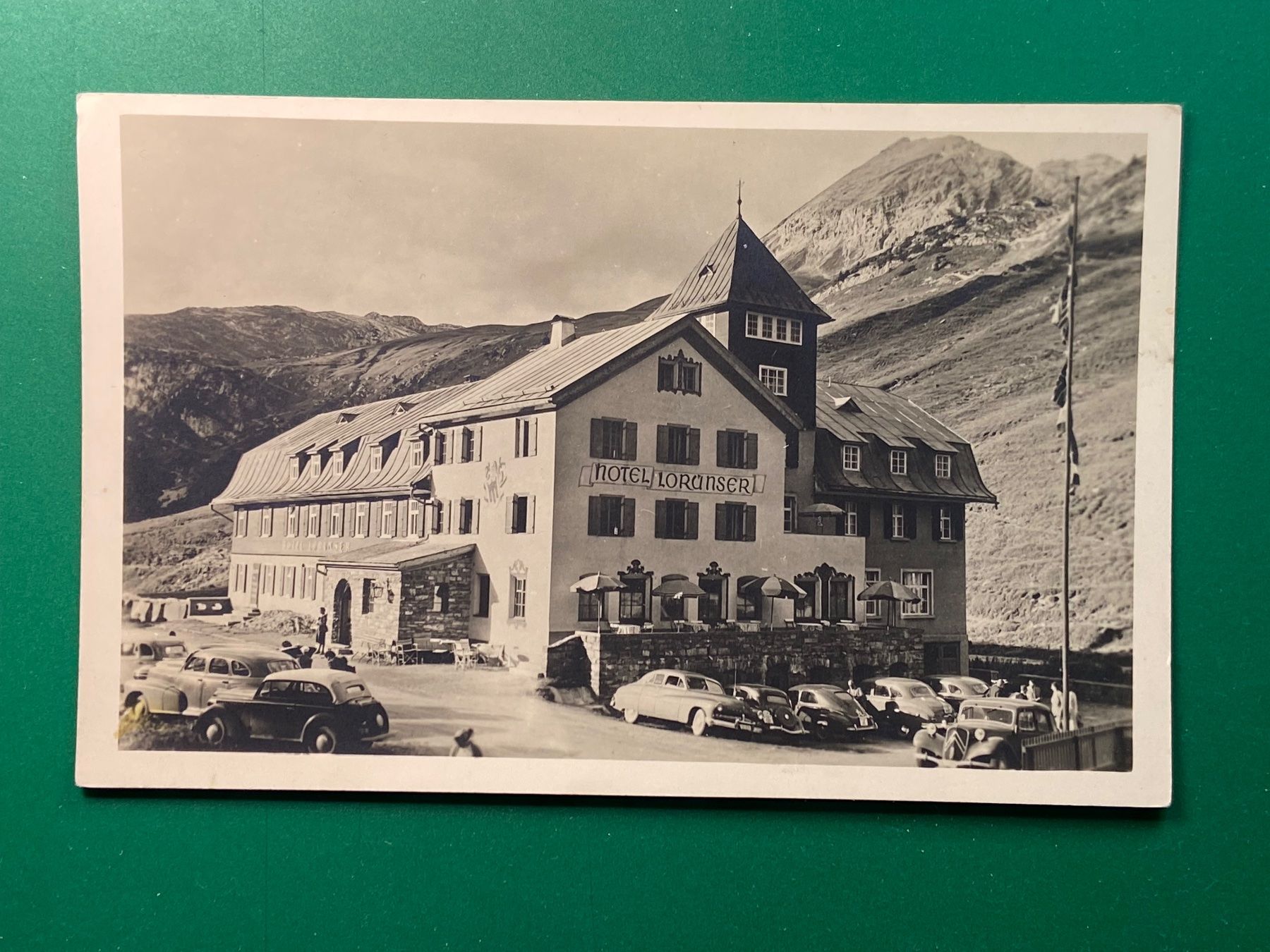Ansichtskarten: Hotel Lorünser - Zürs a. A. – Gebraucht aus Steg VS von _vinci_