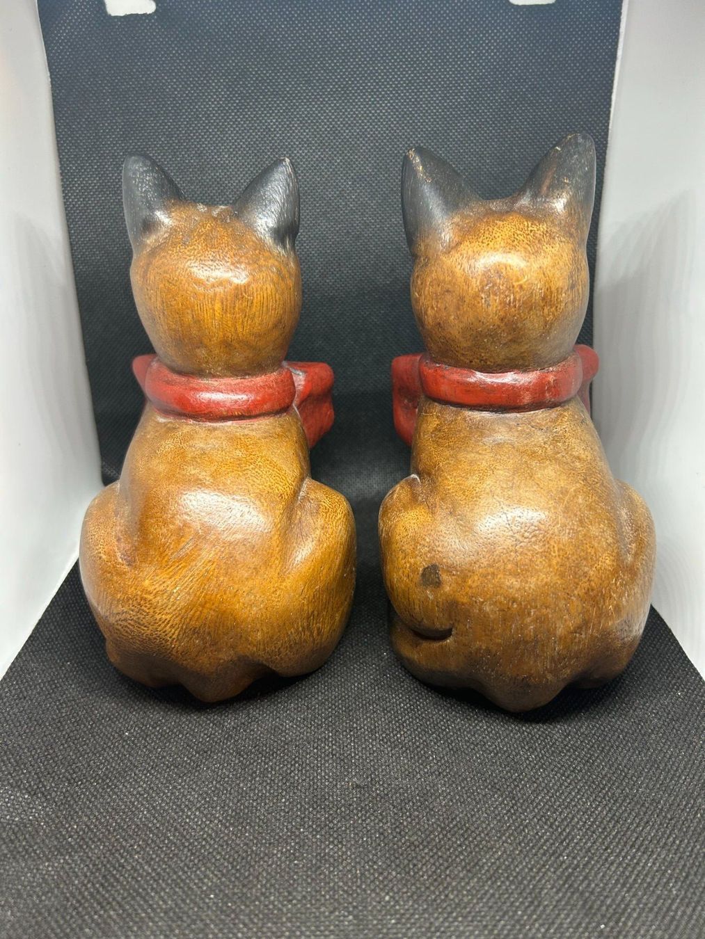 Statuette: Vintage Wooden cat hand made – Usato da Lausanne venduto da Weber1007 1