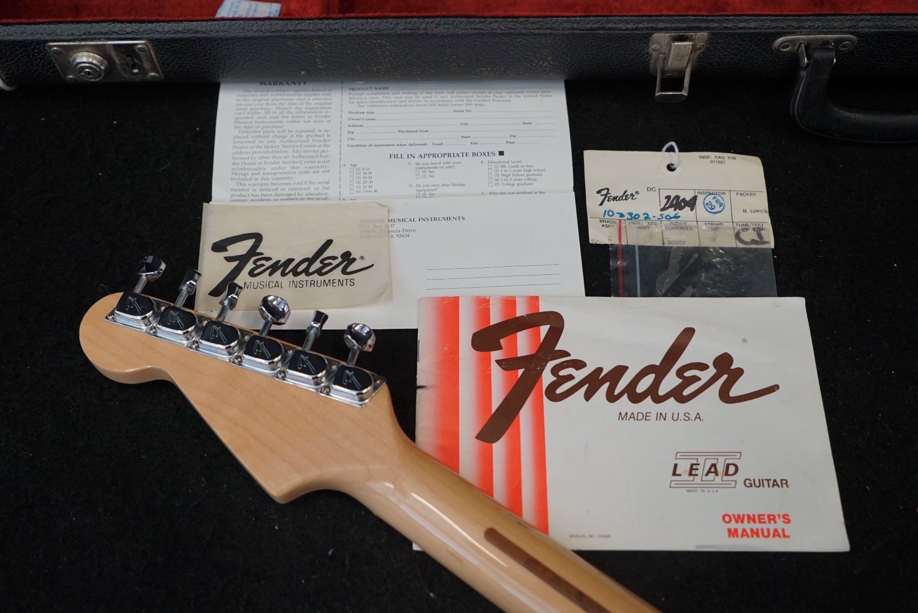 Fender Strumenti musicali: Fender Lead II Black 1980 koffer original – Usato da Ortschwaben venduto da Musictrade 6