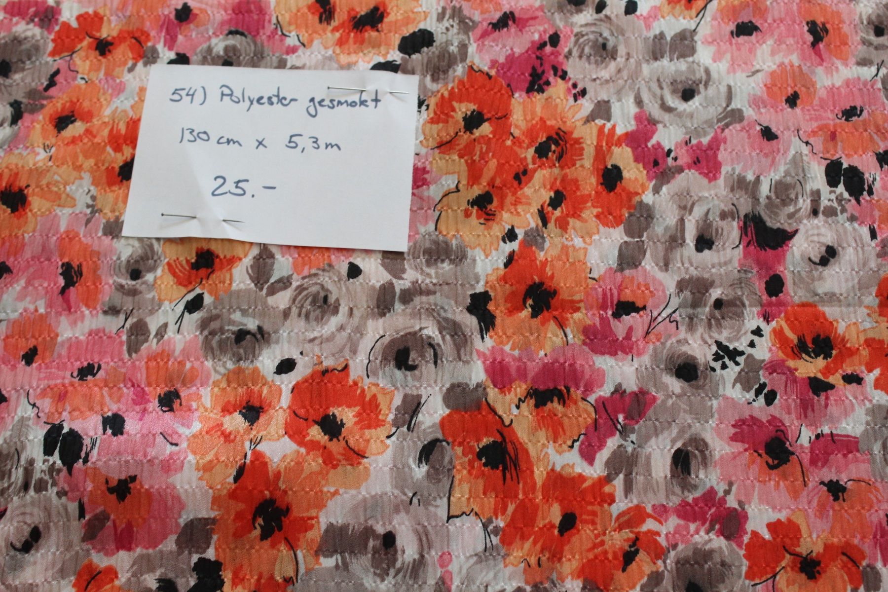 Stoffe: Polyester gesmokt – Neu (gemäss Beschreibung) aus Zürich von yvo_9d6l
