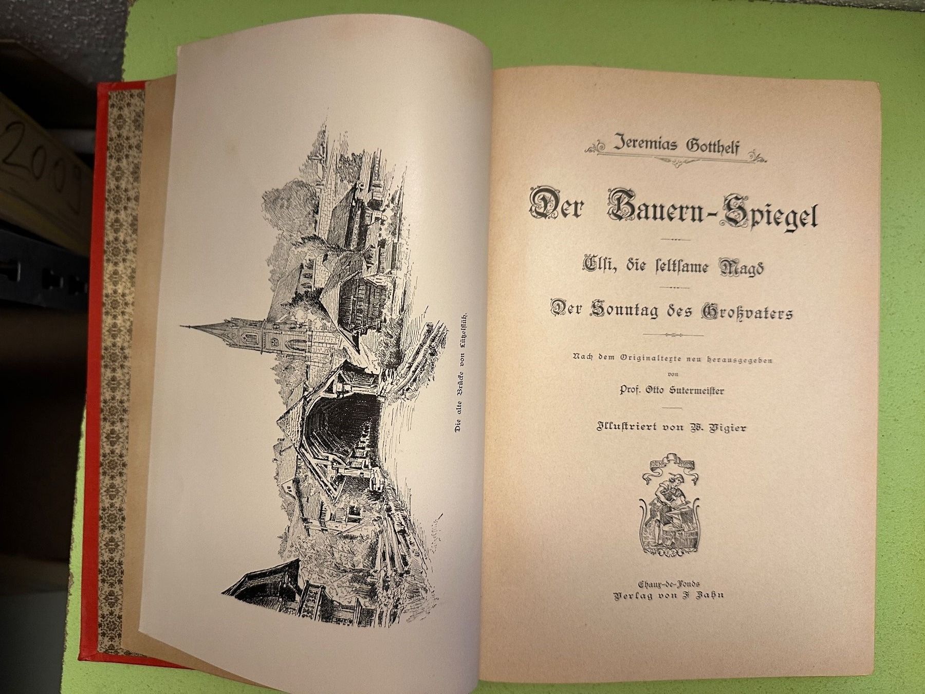 Bücher: Jeremias Gotthelf: Der Bauernspiegel. – Gebraucht aus Zürich von allp 1